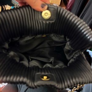 Paolo Masi genuine leather and mink handbag made in Italy. Beautiful piece.